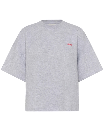 Gestuz - GZGilsa Sweat T-Shirt - Ultra Light Grey Mélange